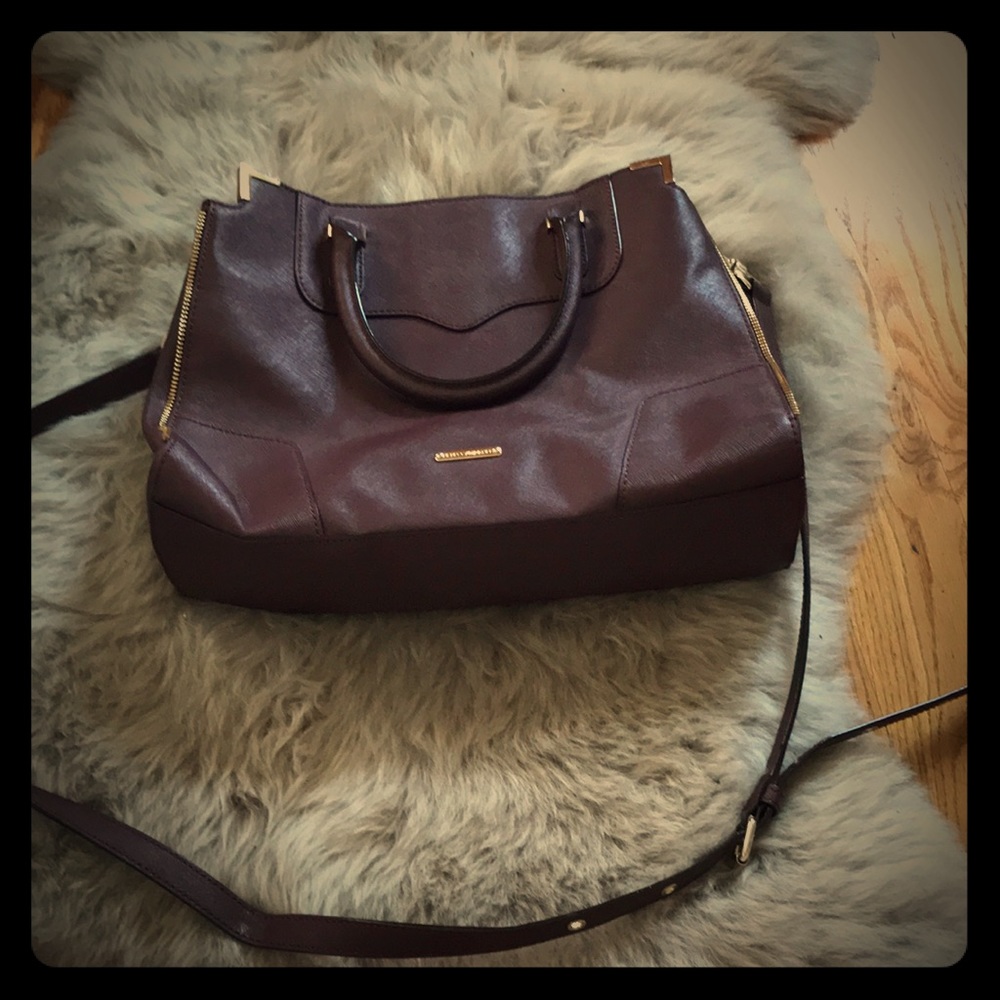 Rebecca Minkoff burgundy satchel